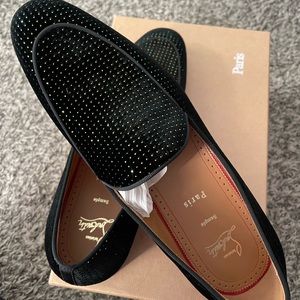 NIB Christian Louboutin Nile Flat Velvet
